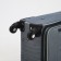 Small suitcase 20 "on lightning, code castle, with extension, color gray color