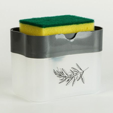 Doster for liquid soap "Sweet Home", gray, 12 x 10.5 cm.-2