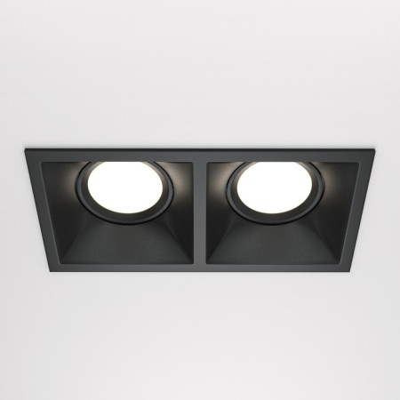 The built-in lamp Technical DL029-2-02B, 2x50W, 17.3x9x4.2 cm, GU10, black color black-3