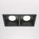 The built-in lamp Technical DL029-2-02B, 2x50W, 17.3x9x4.2 cm, GU10, black color black