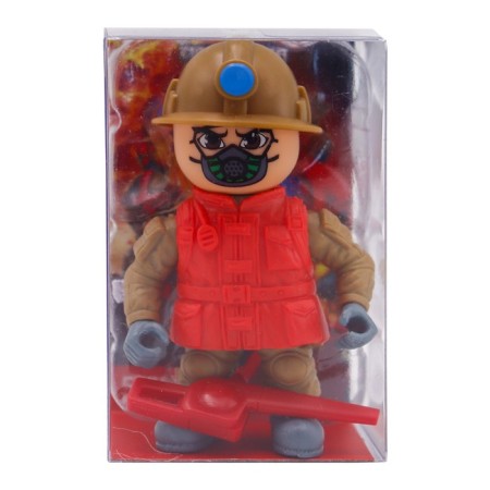 FUNKY TOYS figure "Firefighters, 8 cm, mix-3