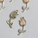 Decor for creativity metal, enamel, rhinestones "Tulip" gold mix 1.2x3 cm