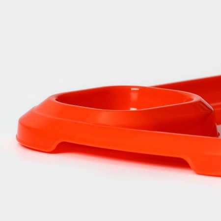 A barbecue dish with a saucer 30.3 × 21 × 2.5 cm, color orange color-3