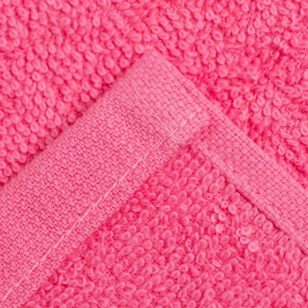 Tainted towel "Ethel" 30x30 cm, pink color, 100% cotton, 340 g/m2-3