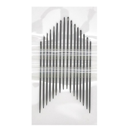 Manual needles Black Sharps, No. 5, Black, 16 pcs-1