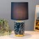 E14 40w 40W blue-golden 18x18x37 cm Risalux desktop