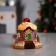 LED figure "House of sweets" 13 × 12 × 9 cm, polystone, batteries Lr44x2, glow warm white