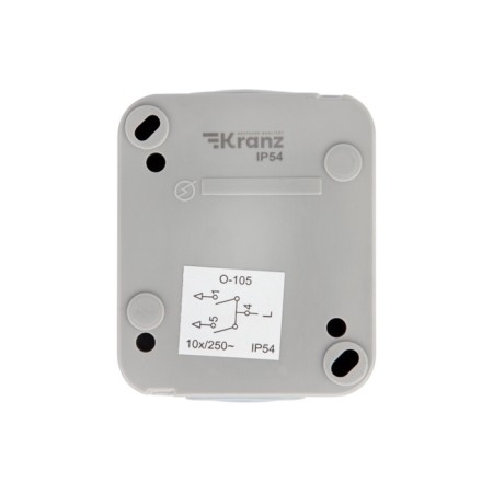 Two -clavy Mini OG ip54, o/y, gray kranz switch-3