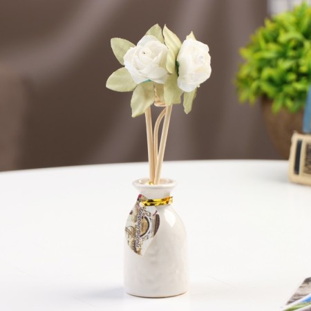 Gift set with a diffuser "Vase with a flower" sandalwood, "wealth of aroma"-5