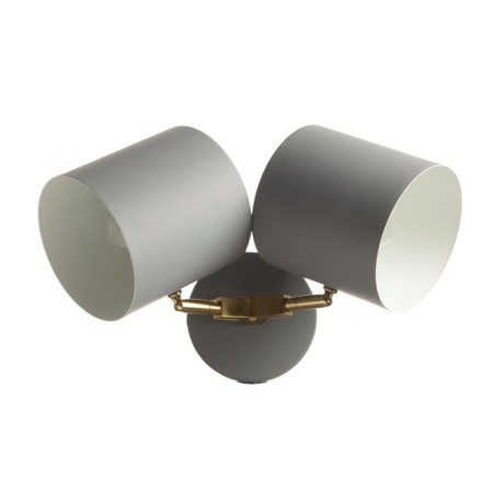 Sconces "azurit" 2he27 40w is gray 11x12x36cm-4