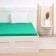 The sheet "Ethel" 150x214 cm, col. green, 100% cotton, calico