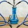 Hookah "Tanzanit", 55 cm, 2 tubes, blue
