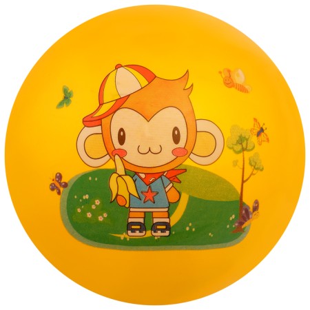 Children's ball zabiaka "animals", d = 22 cm, 60 g, color mix