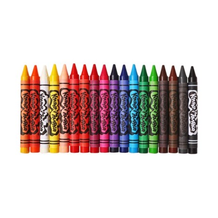 Voskvoi pencils 18 colors "Kalyak-Malyak", thickened, 11 mm, round-1