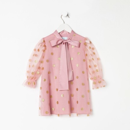 Children's elegant dress KAFTAN GOOKS, Height 98-104, Pink