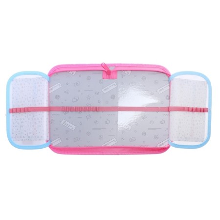 Penal 1 section, 130 x 210 x 40 mm, 2 folding strips, fabric, calligrata top, Content "Siba-on"-4