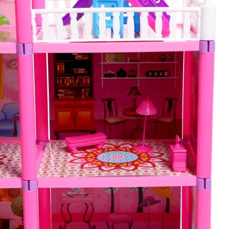 House for dolls "Cottage" with dolls and accessories-6