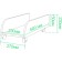 System unit stand, 270 × 600 × 230 mm, chamuni color