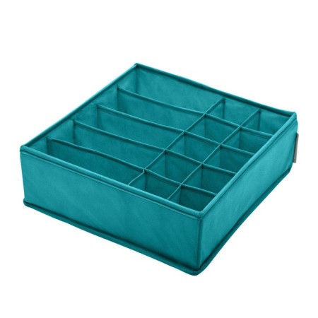 Organizer for linen, 15 cells, turquoise color-1
