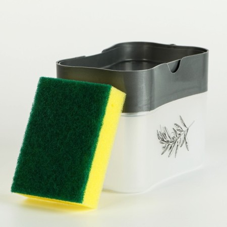 Doster for liquid soap "Sweet Home", gray, 12 x 10.5 cm.-3