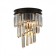 Lamp Citilux "Martin" CL332432, 12.5x32 cm, 3x60W, E14, brown color