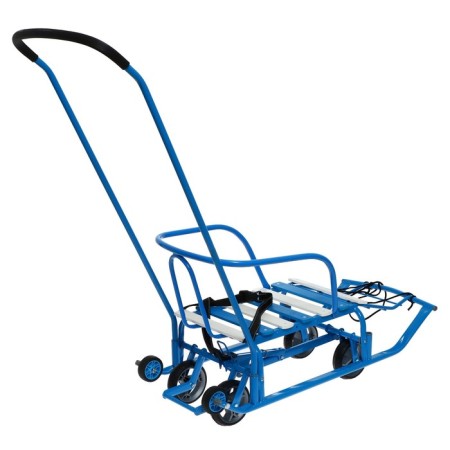 Sled "Timka 5 station wagon", blue color-2