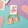Hair gum "Gloss" (set 2 pcs) unicorn, 3 cm, yellow