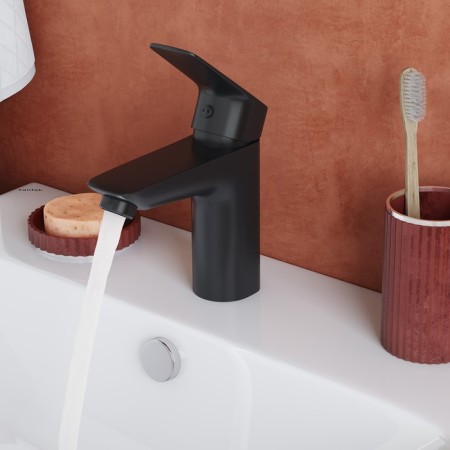 Santek Taos sink mixer, black matte-2