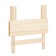 Folding table, 80 × 60 × 75cm, from linden, extra