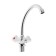 Kitchen mixer "TsS-SM" EM901101, two-wound, height 200 mm, chrome