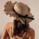 Women's hat minku, light brown color, rr 58