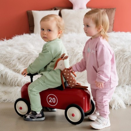 Costume: sweatshirt and pants crumb I Flower, height 86-92 cm, pink-3