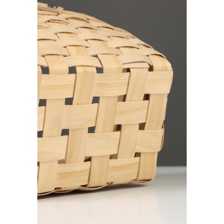 Wicker basket 20 x 16 x 10 cm, handle h = 11 cm, natural-6