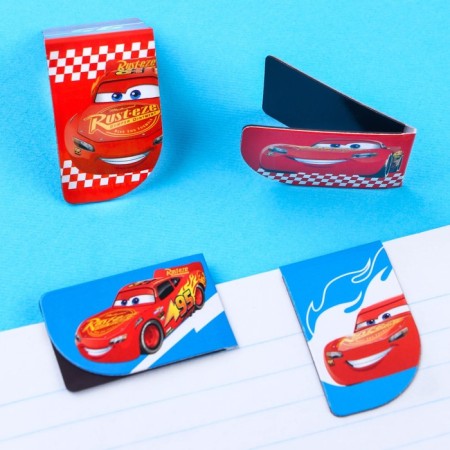 A postcard with magnetic bookmarks "You are a champion!", Cars, 4 pcs.-2
