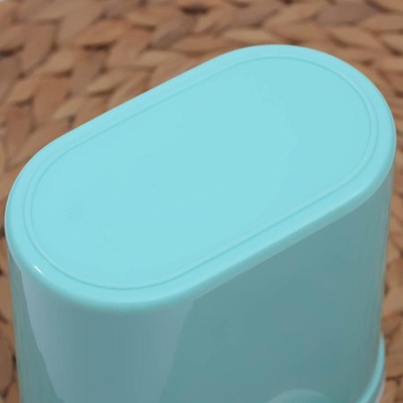 Plastic jar for bulk products with a measured spoon, 800 ml, 13.5 × 10 × 15 cm, color mix-5
