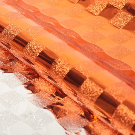 Metallized "cell", terracotta, 0.7 x 2 m 2 m-1