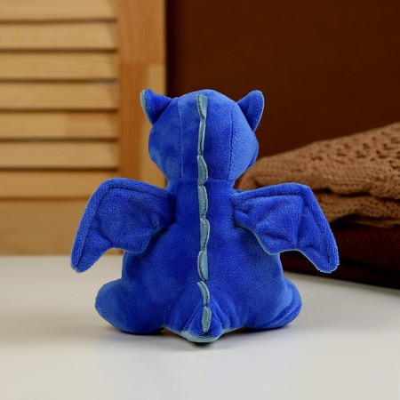 Soft toy "Dragon", 17 cm, blue color-2
