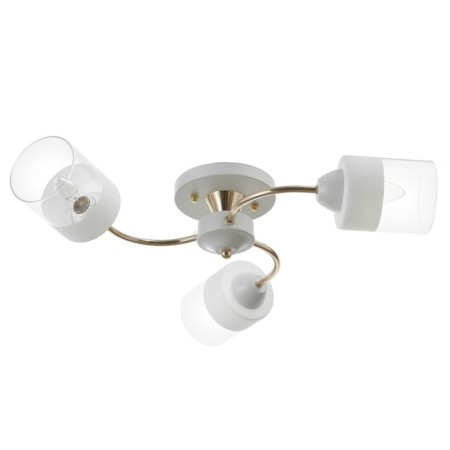Estel chandelier 3he27 40W white-gold 60x60x23 cm Bayerlux