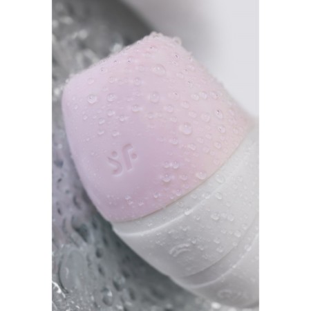 Satispyer Supernova vibrator, with a vacuum-wave stimulant, 16.9 cm, silicone, white color-6