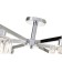 Ceiling lamp 6x60W E27, size 69x69x31 cm
