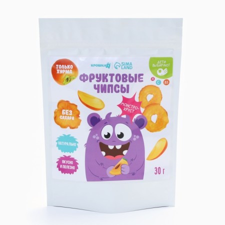 Fruit chips I am, without sugar, persimmon, 30g-3