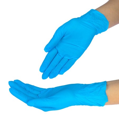 Medical nitrilo, non -puddered, non -sterile gloves, size S, 50 pairs, blue, price for 1 pair-5