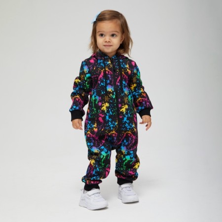 Combineson children, black/pink color, height 68 cm-1