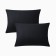 A set of pillowcases "Ethel" 50x70 cm - 2 pcs, col. Black, 100% cotton, calico