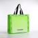 Bag without fastening, green color