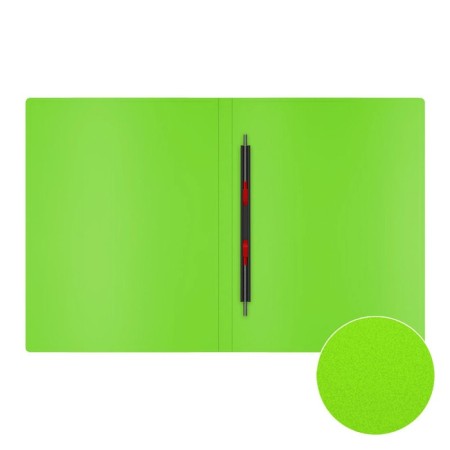 Folder with A4, 600 microns of a spring -fingers, a root of 17 mm, Erichkrause Matt Neon, mix-1