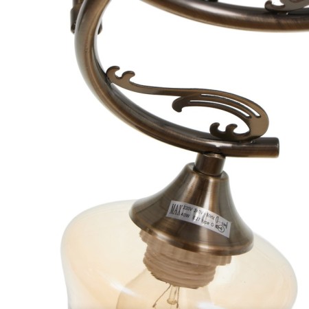 Economic School of Ron 5x40W E27, bronze 60x60x24 cm-3