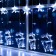 Garland “fringe” 2.4 × 0.9 m with nozzles “deer”, ip20, transparent thread, 138 LED, white glow, 8 modes, 220 V