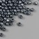 Set of beads "pearls" d 4 mm, 250 gr, gray