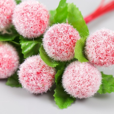 Stamens for flowers "Blood Boss Red Red" d = 1.5-2 cm 1 bouquet = 10 pcs 10 cm-2